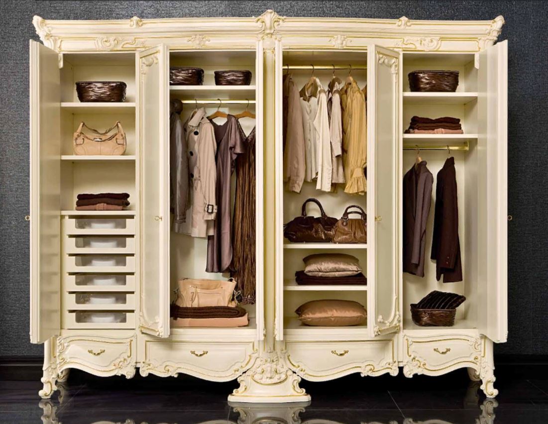 шкаф для одежды италия классика