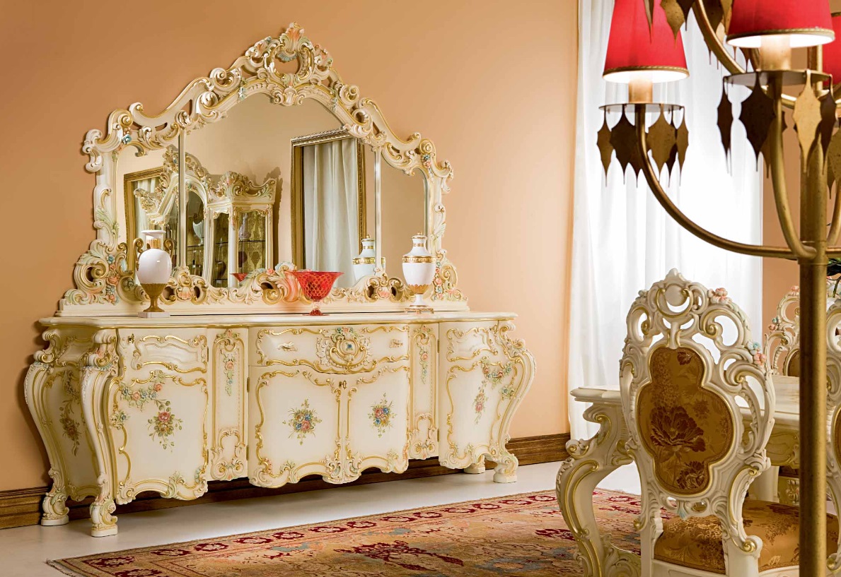 мебель в стиле барокко в италии