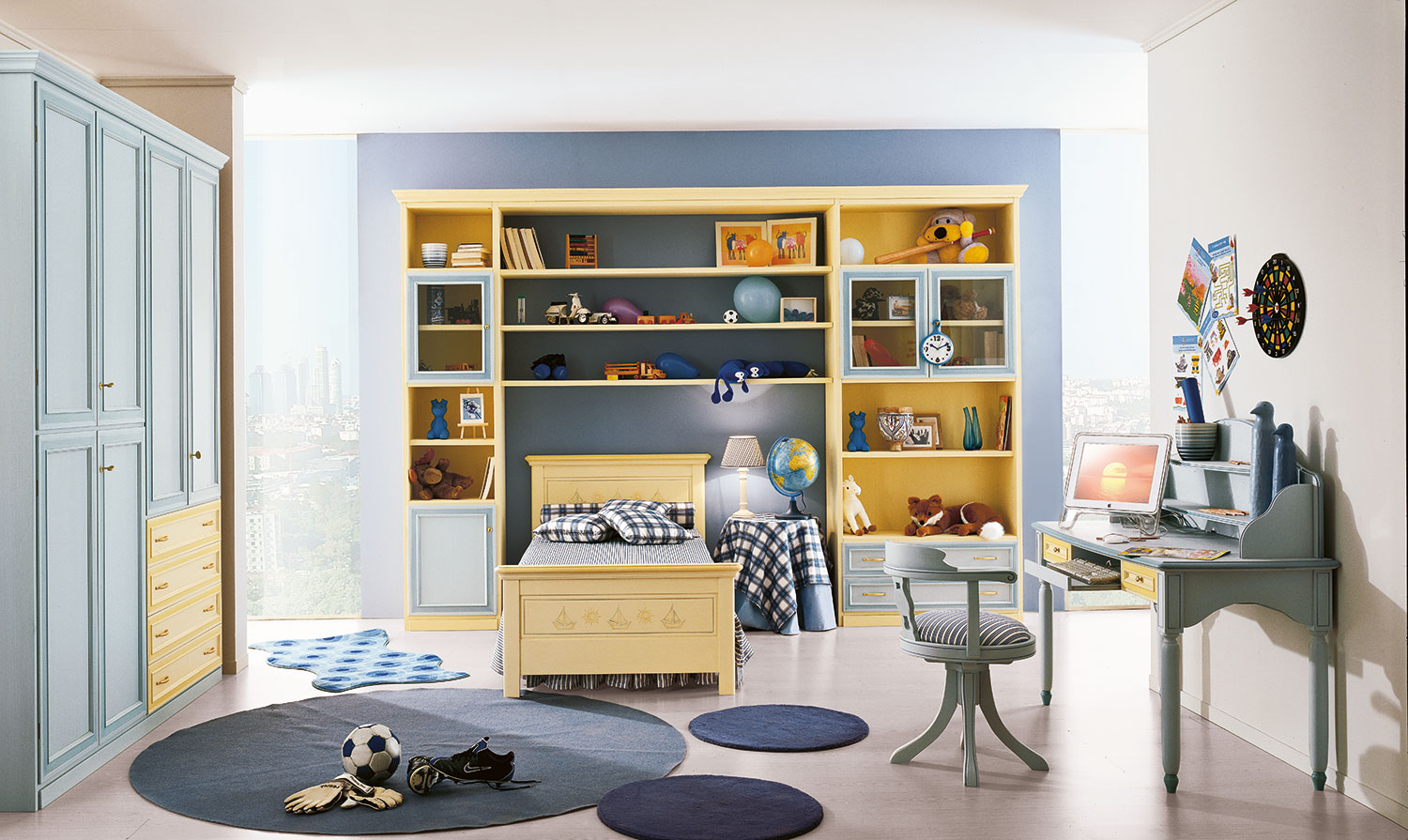Happy night. Детская мебель фабрика: Ferretti & Ferretti. Ferretti e Ferretti Happy Night Comp.403. Ferretti e Ferretti Composition. Детские Италия для мальчиков