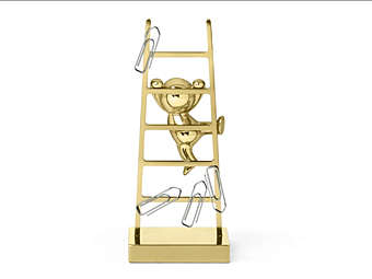 Держатель для бумажных скрепок из латуни Omini The Climber GHIDINI1961 SG610PB104 Держатель для бумажных скрепок из латуни Omini The Climber GHIDINI1961 SG610PB104 фабрика GHIDINI1961 из Италии