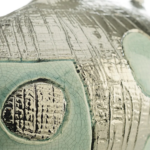 Керамическая скульптура длинной рыбы POP MARIONI 00104 фабрика MARIONI из Италии. Фото №4