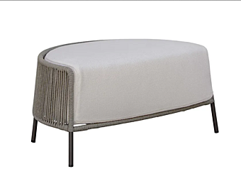 Садовый пуф из ткани и веревки POTOCCO Ola 923/O фабрика POTOCCO из Италии