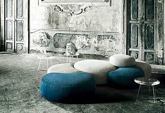 Диван LIVING DIVANI  PASTICCA  PAS110+PAS090R45+PAS110R65+PASC080 фабрика Living Divani из Италии