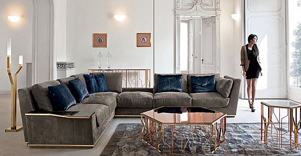 Диван LONGHI (F.LLI LONGHI) W545_3 Collection Loveluxe