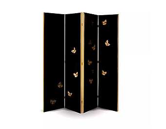 Ширма Экран Euphoria Black Lacquer Metal Frame KOKET KKGP52 Ширма Экран Euphoria Black Lacquer Metal Frame KOKET KKGP52 фабрика KOKET из Италии