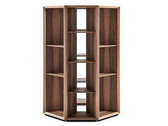 Книжный шкаф из массива ореха с полками GALLotti&Radice PRISM Книжный шкаф из массива ореха с полками GALLotti&Radice PRISM фабрика Gallotti & Radice из Италии