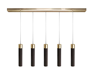 Подвесная лампа из кожи ручной работы Abrissi Forte фабрика ABRISSI из Италии