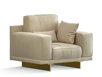 Кресло с обивкой из ткани и подлокотниками CARPANESE 7337 7337 фабрика CARPANESE из Италии