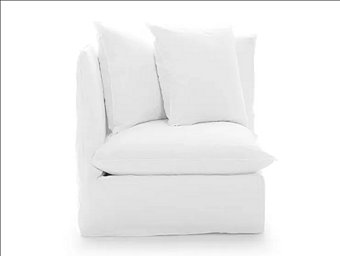 Угловое модульное кресло с обивкой из ткани Gervasoni  Ghost 07 фабрика Gervasoni из Италии