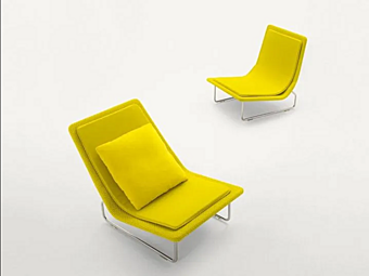 Кресло для сада со съемным чехлом из ткани PAOLA LENTI B12PL фабрика PAOLA LENTI из Италии