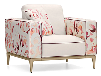 Кресло с подлокотниками из ткани Luna H FORMITALIA -Armchair-A Кресло с подлокотниками из ткани Luna H FORMITALIA -Armchair-A фабрика FORMITALIA из Италии