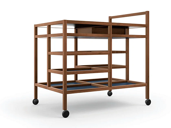 Деревянный сервировочный тележка CASSINA фабрика CASSINA из Италии. Фото №2