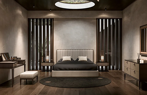 Прямоугольный пуф из ткани и металла Dragonfly CPRN HOMOOD D612 фабрика CPRN HOMOOD из Италии. Фото №6