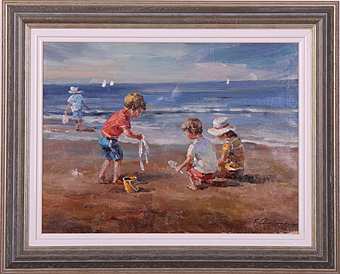 Картина Italy art. SPF42 Дети на берегу