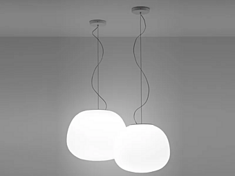 Подвесная лампа blown glass коллекции Lumi Mochi Fabbian Подвесная лампа blown glass коллекции Lumi Mochi Fabbian фабрика Fabbian из Италии