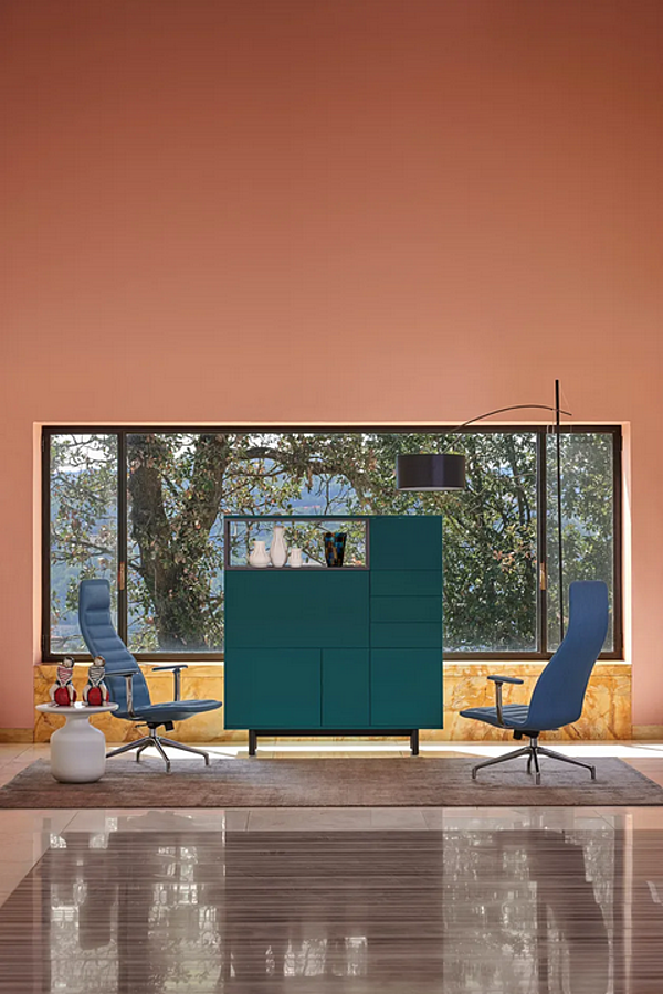 Высокий буфет из дерева Cappellini  Easy EAS11 фабрика Cappellini из Италии. Фото №3