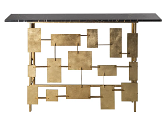 Прямоугольный консольный стол из мрамора MARIONI RAYMOND 02716C