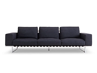 Диван с обитой спинкой на три места из ткани i 4 Mariani Kristall фабрика i 4 Mariani из Италии