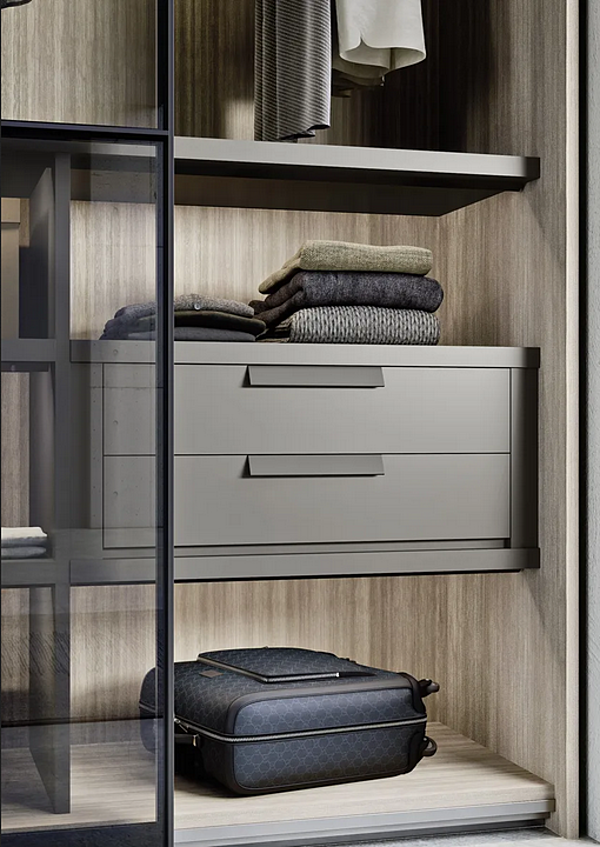Шкаф с раздвижными дверями из массива NOVAMOBILI Layer  фабрика NOVAMOBILI из Италии. Фото №7