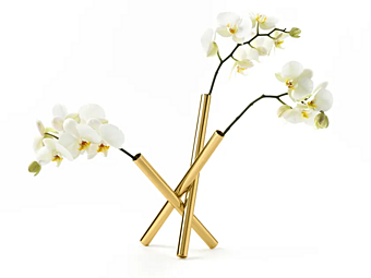 Бронзовая ваза для палочек GHIDINI1961 STICKS VASE CB501PB102 фабрика GHIDINI1961 из Италии