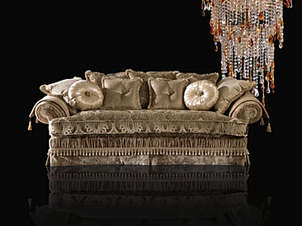 Диван с мягкой спинкой из ткани Napoleone KEOMA фабрика KEOMA из Италии