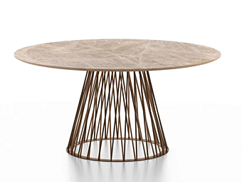 Круглый обеденный стол из мрамора F.lli ORSENIGO Intrigo  фабрика ORSENIGO из Италии