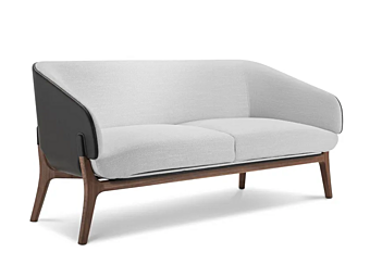 Диван на два места с обивкой из ткани и кожи i 4 Mariani Savile Row фабрика i 4 Mariani из Италии