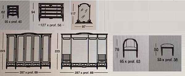 Комод  с зеркалом SILIK "Istari" фабрика SILIK из Италии. Фото №11
