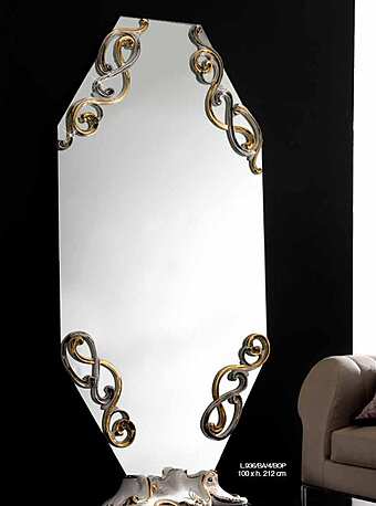 Зеркало LORENZON Arte e Ceramica L.936/4/BOP фабрика LORENZON (F.LLI LORENZON) из Италии