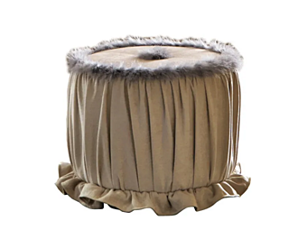 Круглый пуф из ткани Emozioni Martini Interiors PF005 Круглый пуф из ткани Emozioni Martini Interiors PF005 фабрика MARTINI INTERIORS из Италии