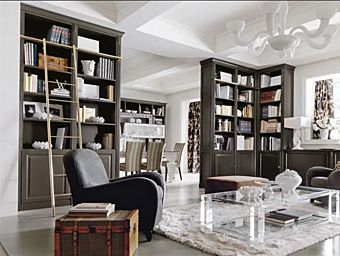 Деревянная книжная полка Convivio Como Martini Interiors Деревянная книжная полка Convivio Como Martini Interiors фабрика MARTINI INTERIORS из Италии