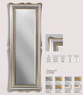 Зеркало TONIN CASA Classic Collection SP 6450 Зеркало TONIN CASA Classic Collection SP 6450 фабрика TONIN CASA из Италии