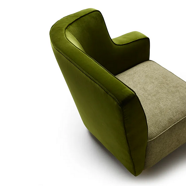 Угловое кресло с тканевой обивкой BAIA LF MARIONI I0312 фабрика MARIONI из Италии. Фото №2