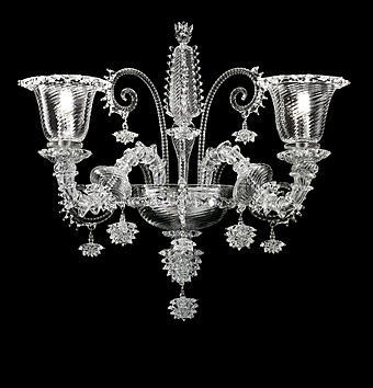 Настенный светильник Barovier&Toso Venezia1295 5715/02 Настенный светильник Barovier&Toso Venezia1295 5715/02 фабрика Barovier&Toso из Италии