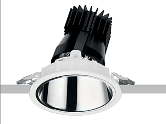 Встраиваемый круглый точечный светильник для подвесного потолка с регулировкой iGuzzini Reflex COB фабрика iGuzzini из Италии