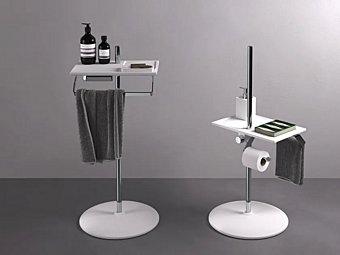 Держатель для туалетной бумаги и полотенец из нержавеющей стали AGAPE TED фабрика Agape из Италии