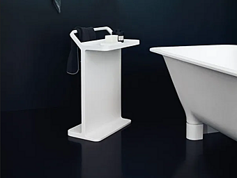 Настенный полотенцесушитель из нержавеющей стали AGAPE Standing Exmar Multifunzione фабрика Agape из Италии