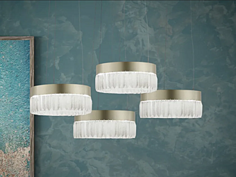 Подвесная LED люстра из кристаллов Euroluce Lampadari WAY 30 Подвесная LED люстра из кристаллов Euroluce Lampadari WAY 30 фабрика EUROLUCE LAMPADARi из Италии