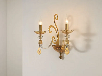 Настенный светильник с кристаллами Сваровски Euroluce Lampadari Perseo A2 фабрика EUROLUCE LAMPADARi из Италии