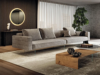 Модульный диван из ткани с мягкой спинкой LAGO AIR 2686 2686 фабрика LAGO из Италии