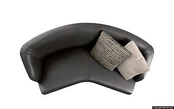 Диван MINOTTI Reeves "Semi-round Lounge Sofa"  фабрика Minotti из Италии