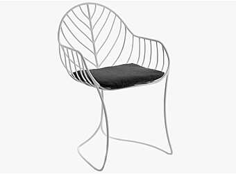 Кресло высокое для улицы и сада ROYAL BOTANIA Folia FOL 55 фабрика ROYAL BOTANIA из Италии