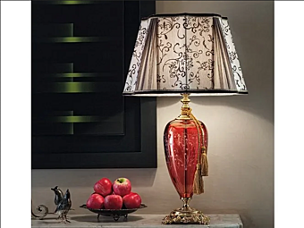 Настольная лампа из латуни Aida LG1 Euroluce Lampadari фабрика EUROLUCE LAMPADARi из Италии