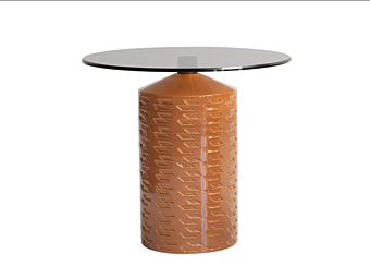 Круглый кофейный стол из дерева POTOCCO Hishi 871/THC фабрика POTOCCO из Италии