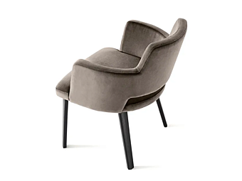Кресло с обивкой из ткани и подлокотниками Gallotti&Radice Thea Queen Кресло с обивкой из ткани и подлокотниками Gallotti&Radice Thea Queen фабрика Gallotti & Radice из Италии