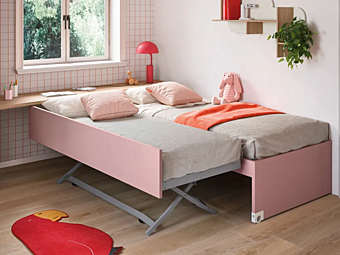 Двуспальная кровать с выдвижным спальным местом NIDI Trundle BED фабрика nidi из Италии