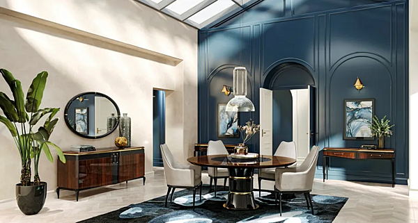 Овальное зеркало в раме AR INTERIORS V03/S фабрика AR Interiors из Италии. Фото №4