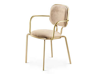 Кресло с подлокотниками из ткани LIU GHIDINI1961 PR202SB102-0902 фабрика GHIDINI1961 из Италии