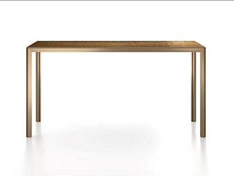 Прямоугольный консольный стол из стекла и стали F.lli ORSENIGO Grandangolo фабрика ORSENIGO из Италии