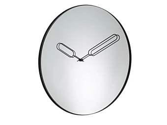 Зеркальные настенные часы из стекла LIGNE ROSET MIRROR CLOCK 11230580 Зеркальные настенные часы из стекла LIGNE ROSET MIRROR CLOCK 11230580 фабрика LIGNE ROSET из Италии